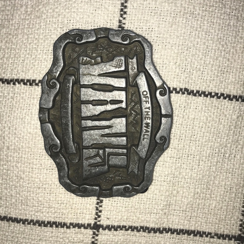 Vans belt buckle